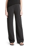 VINCE COTTON BLEND WIDE LEG PANTS