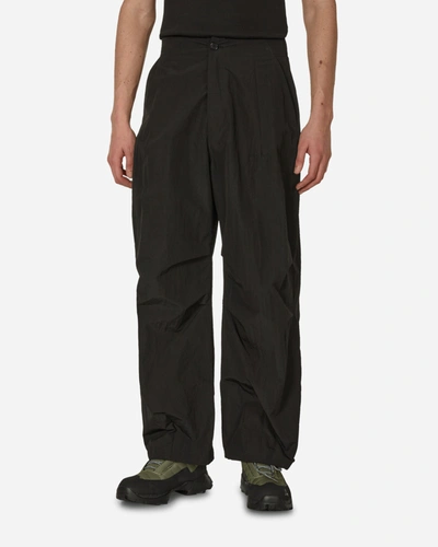 Amomento Ripstop Fatigue Trousers Black In Blue