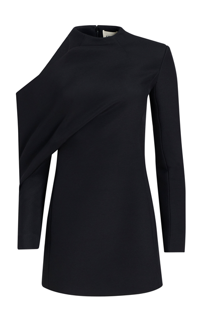KHAITE TRISTAN LONG ASYMMETRIC CREPE TOP