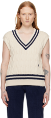 SPORTY AND RICH OFF-WHITE PRINCE EDITION VEST