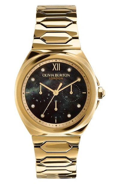 Olivia Burton Women's Luster Gold-tone Stainless Steel Watch 36mm