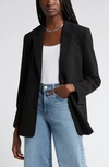 Nordstrom Boyfriend Blazer In Black