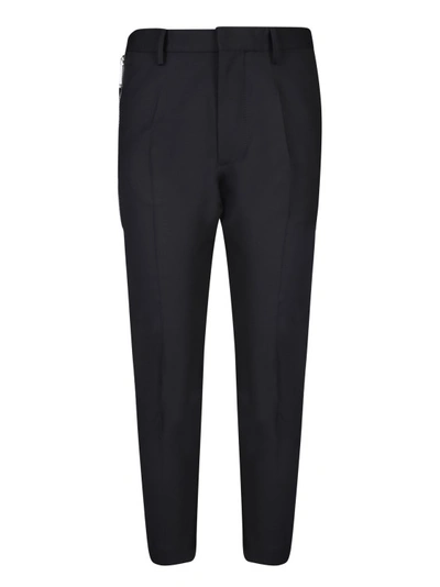 Dsquared2 Black Wool Trousers
