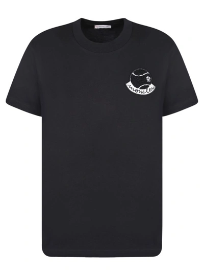 Moncler Cotton T-shirt In Black