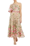 MAC DUGGAL FLORAL EMBROIDERY ONE-SHOULDER COCKTAIL DRESS