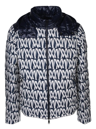 Moncler Down Jackets In Blue,white