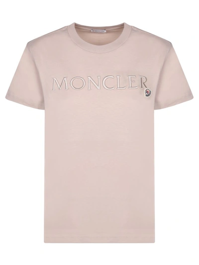 Moncler Cotton T-shirt By  In Pink