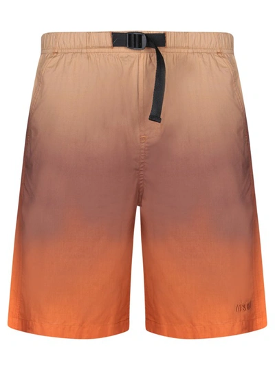 MSGM COTTON BERMUDA SHORTS