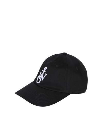 JW ANDERSON BLACK BASEBALL CAP