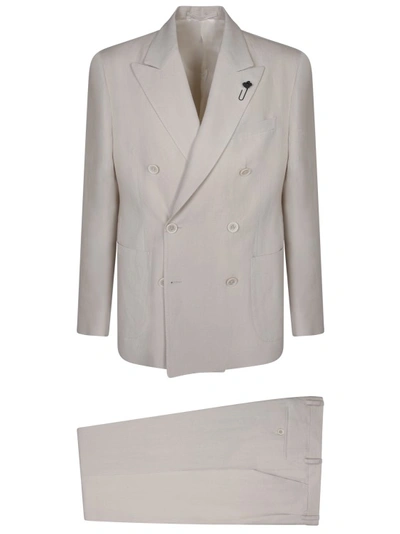 Lardini Grey Linen Suit