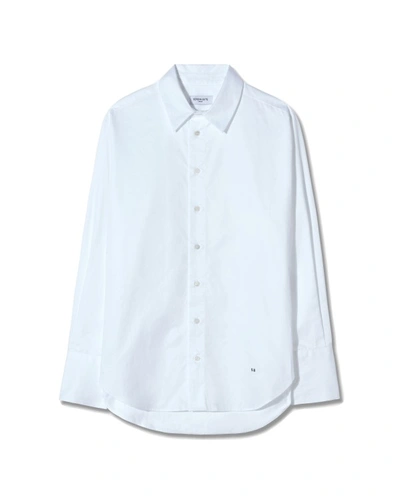 Serena Bute Oversized Oxford Shirt - White