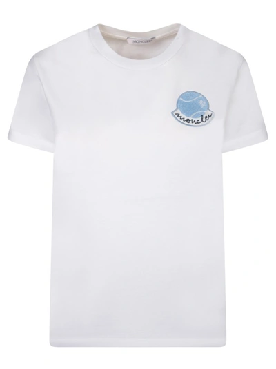 Moncler Cotton T-shirt In White