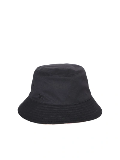 Burberry Black Nylon Bucket Hat