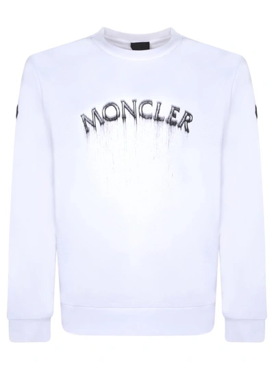 Moncler Logo White Sweatshirt