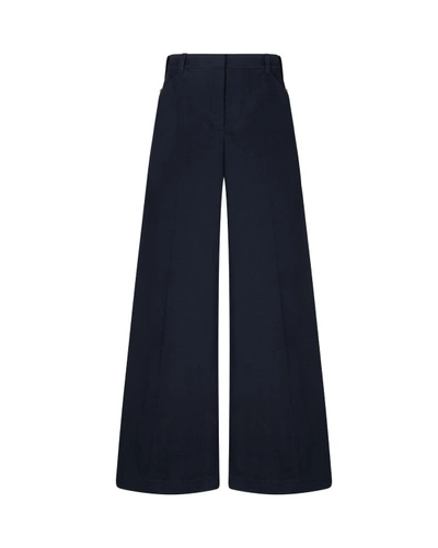 Serena Bute Slouchy Wide Leg Trouser - Midnight Navy In Black