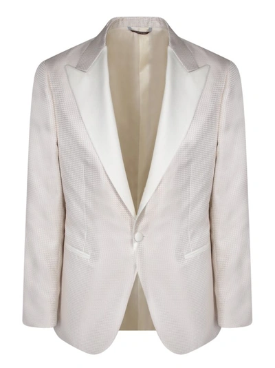 Canali Armored Ivory Smoking In White