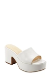 Marc Fisher Ltd Foreva Platform Sandal In Ivory