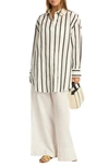 SEA LEVEL SEA LEVEL CORFU STRIPE COVER-UP SHIRT