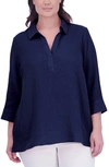Foxcroft Frankie Stretch Shirt In Navy