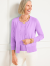 Talbots Charming Cardigan Sweater - Wisteria Purple - X