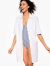 MIRACLESUIT Â® EYELET TUNIC COVER-UP - WHITE - XS TALBOTS