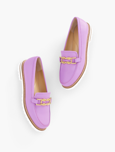 Talbots Laura Link Nappa Loafers - Wisteria Purple - 10m