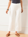 Talbots Petite - Wide Leg Sailor Pants - White - 16