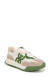 Sam Edelman Langley Lace Up Sneaker Green Multi Suede