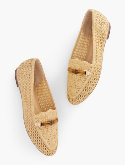 Talbots Ryan Raffia Loafers - Natural - 11m