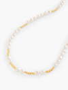 TALBOTS FRESH PEARL LONG NECKLACE - IVORY PEARL/GOLD - 001 TALBOTS