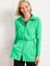 Talbots Modal French Terry Jacket - Springhill Green - 3x