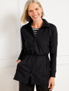 Talbots Modal French Terry Jacket - Black - 3x