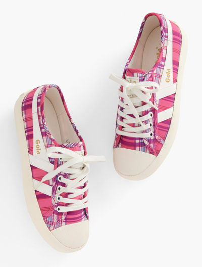 Talbots Golaâ® Coaster Tennis Sneakers - Boothbay Plaid - Off White - 7 1/2 M