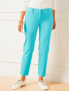 Talbots Plus Size - Perfect Crops Pants - Vivid Turquoise - 24