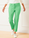 Talbots Plus Size - Perfect Crops Pants - Curvy Fit - Green Apple - 24