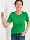 Talbots Crewneck T-shirt - Spring Leaves - X