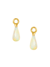 Andrea Fohrman Women's Briolettes 14k Yellow Gold & Gemstone Earring Charms In Australian Opal