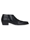 GIVENCHY MEN'S SHOW COWBOY ANKLE BOOTS IN LEATHER