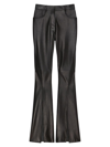 GIVENCHY WOMEN'S BOOTCUT PANTS IN LEATHER WITH SLITS