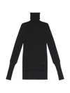 GIVENCHY WOMEN'S ASYMMETRICAL TURTLENECK SWEATER IN CASHMERE