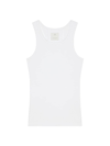 Givenchy Extra Slim Fit Tank Top In Cotton In White