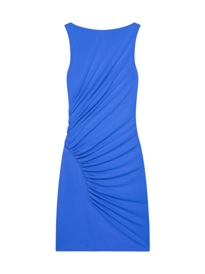Givenchy Draped Dress In Crepe In Iris Purple