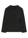 GIVENCHY WOMEN'S SLIM FIT VOYOU JACKET IN PUNTO MILANO