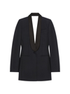 GIVENCHY WOMEN'S DRAPED JACKET IN WOOL AND MOHAIR