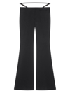 GIVENCHY WOMEN'S VOYOU FLARE TAILORED PANTS IN PUNTO MILANO