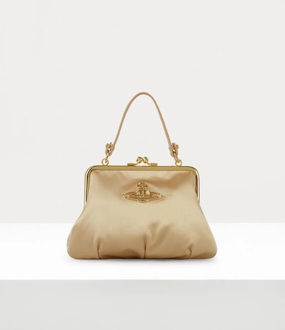 Vivienne Westwood Granny Frame Purse In Gold