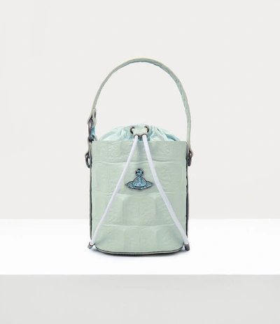 Vivienne Westwood Bucket Bag In Sage-green