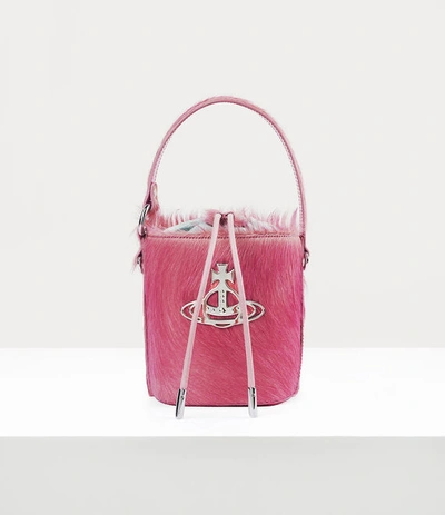 Vivienne Westwood Daisy Bucket Bag In Burgundy