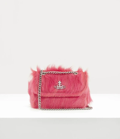 Vivienne Westwood Small Purse With Chain In Red