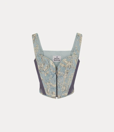 Vivienne Westwood Classic Corset In Blue